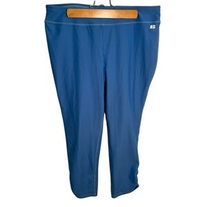 Beach House Sport Leggings Cropped Light Blue XL